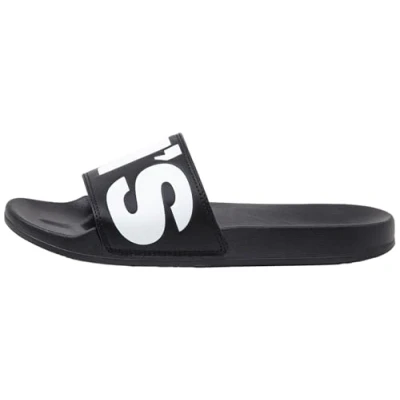 Abbildung von Levi&#039;s JUNE Pantolette flach, Damen, Größe: 36, Regular black Schuhe