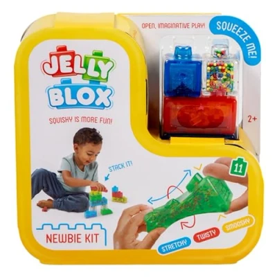 Abbildung von GOLIATH Jelly BLOX Newbie Kit, Bauspielzeug ab 2 Jahren, mit 11 Sensorische Bausteine, Konstruktion Spielzeug für Kinder