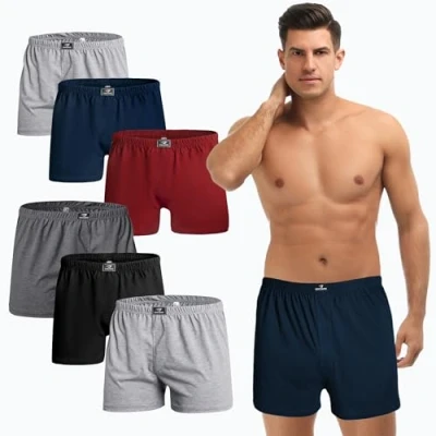 Abbildung von SGS 6 10 Pack Unterhosen Mann Herren Boxershorts Men (XXL, 10.Stück ohne Eingriff)