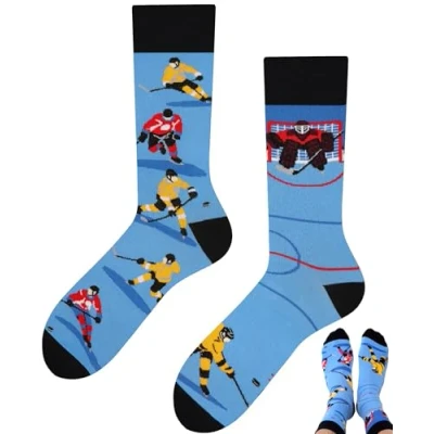 Abbildung von TODO Lustige Eishockey Socken Damen und Herren, Hockey Geschenk Motiv 39 42