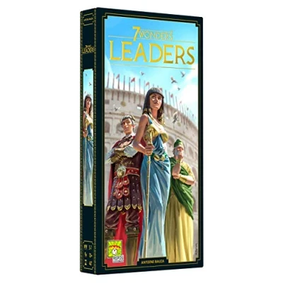 Abbildung von Repos Production, 7 Wonders Leaders, Erweiterung, Kennerspiel, Strategiespiel, 3 Spieler, Ab 10+ Jahren, 30+ Minuten, Deutsch