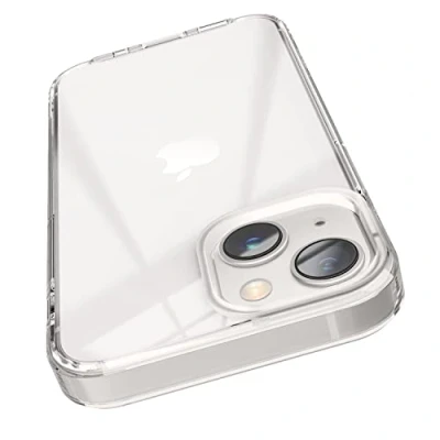 Abbildung von elago Hybrid Clear Case Kompatibel mit iPhone 13 Hülle (6,1&quot;), PC + TPU Technologie, Kristallklar, Stoßfester Bumper Schutzhülle, Ganzkörperschutz Handyhülle (Transparent)