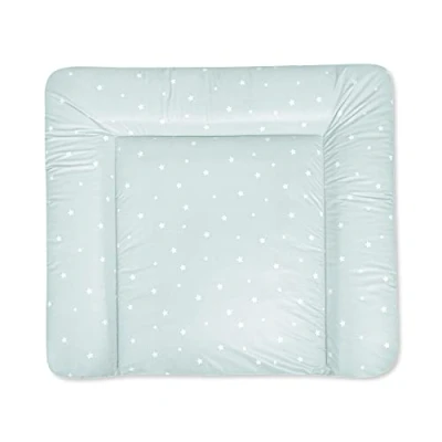 Abbildung von Julius Zöllner Wickelauflage Softy 85x75 cm Wickelunterlage wasserdicht und abwischbar Made in Germany Oeko Tex Standard 100 Star mint