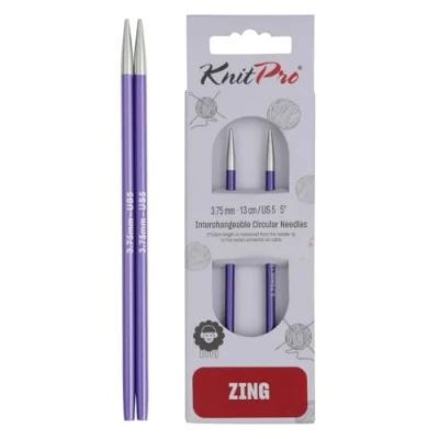 Abbildung von KnitPro K47502 Austauschbare Strickspitzen, Aluminium, Lila, 11.5cm / 3.75mm