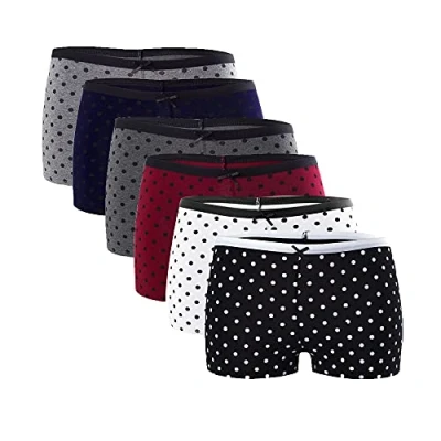 Abbildung von Libella® Panties Boxershorts Damen 6er Pack Hipsters Unterhosen Hotpants Unterwäsche Pantys Baumwolle Frauen 3407 Farben Set 2