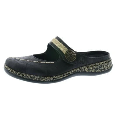 Abbildung von Rieker Damen 46391 Clogs, Schwarz 00, 41 EU
