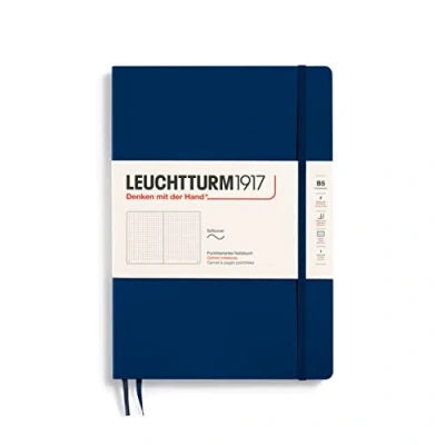 Abbildung von LEUCHTTURM1917 349301 Notizbuch Composition (B5), Softcover, 123 nummerierte Seiten, dotted, Marine