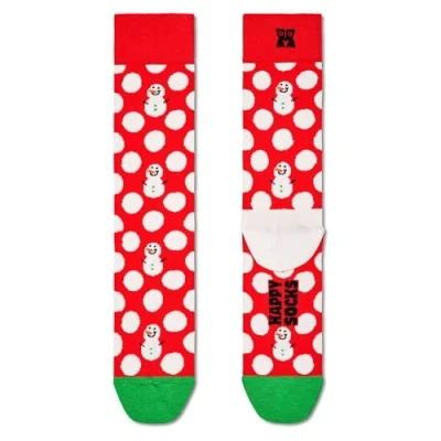 Abbildung von Happy Socks Herren Big Dot Snowman Socken, Mehrfarbig (Multicolour 430), 7/10 (Herstellergröße: 41 46)