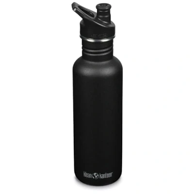 Abbildung von Klean Kanteen Unisex Erwachsene 1008439 Flasche, Black, One Size