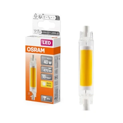 Abbildung von OSRAM LED Leuchtmittel Stab R7s 4,5W 827 Slim Line