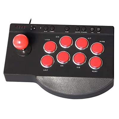 Abbildung von Subsonic Arcade Joystick, kompatibel mit PS4, Xbox Serie X/S, One, PC, PS3.