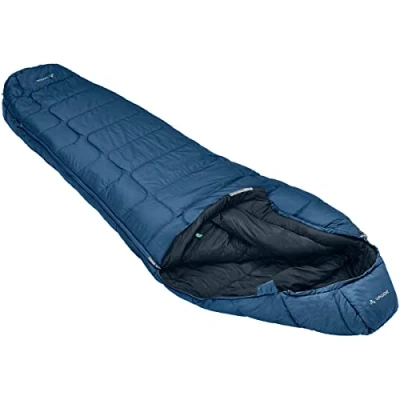 Abbildung von VAUDE Mumienschlafsack 220 cm Sioux 800, atmungsaktiver 3 Jahreszeiten Schlafsack, kompakter Kunstfaserschlafsack 1500g für Indoor &amp; Outdoor Camping, baltic sea