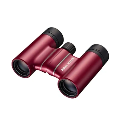 Abbildung von Nikon Aculon T02 8x21 Fernglas (8 fach, 21mm Frontlinsendurchmesser), rot