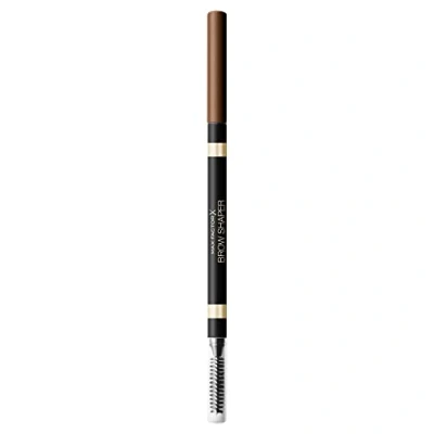 Abbildung von MAX FACTOR Brow Shaper Double Tipped Mechanical Pencil With Spoolie Brush Utltra Fine Tip For Precise Application, Softening Effect, Matte Finish 20 Brown 1g