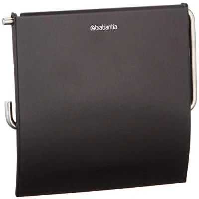 Abbildung von Brabantia 108600 Toilettenpapierhalter, Edelstahl, matt schwarz, 30 x 20 10 cm