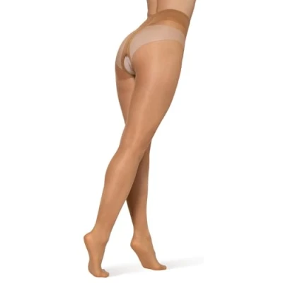Abbildung von BANANALU 20 Den Ouvert Strumpfhose mit offenem Schritt Intimo Light Bronze XL