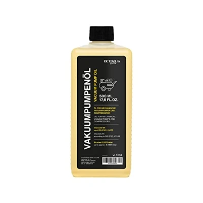 Abbildung von Octopus 500 ml Vakuumpumpenöl 0,5 Liter Vakuumöl Öl Vakuumpumpe Pumpenöl Kompressoröl HV100 Maschinenöl