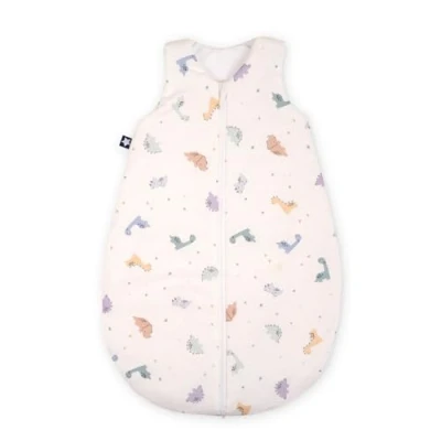Abbildung von Julius Zöllner Sommerschlafsack Jersey, 0,5 TOG, waschbar bei 60C, Made in Germany, OEKO TEX Standard 100, Little Dinos, Gr. 68/74