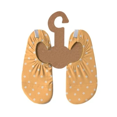 Abbildung von Slipstop Kinder Strandschuhe Anti Rutsch Sport Schwimmschuhe Badeschuhe Urlaub Marbella gelb Sonnenschutzfaktor 50+, Gr. 30 32