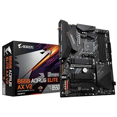 Abbildung von Gigabyte B550 AORUS ELITE AX V2 (Socket AM4/B550/DDR4/S ATA 600/ATX/WiFi 6)