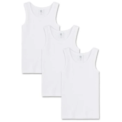 Abbildung von Sanetta 3 PACK Unterhemd/shirt für Kinder, Größe: 164, White