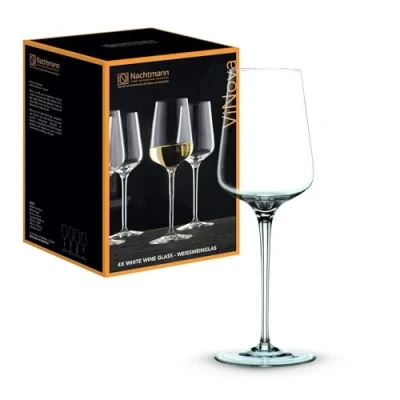 Abbildung von Nachtmann 4 teiliges Weißweingläser Set, Weingläser, Kristallglas, 380 ml, ViNova, 0098074 0