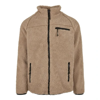 Abbildung von Brandit Accessoires Teddy Fleecejacke, Herren, Größe: Medium, Camel