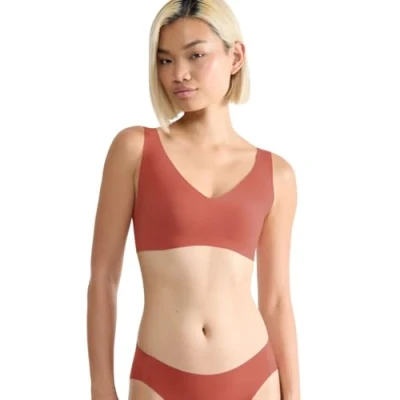 Abbildung von Sloggi FEEL 2 0 Bustier, Damen, Größe: Medium, Candid orange