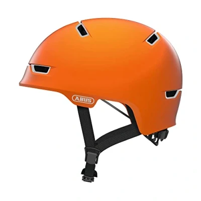 Abbildung von ABUS Stadthelm Scraper 3.0 ACE Robuster Fahrradhelm für den Stadtverkehr Damen und Herren Orange, Größe M