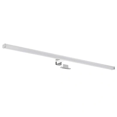 Abbildung von SEBSON® LED Spiegelleuchte 90cm Bad IP44 Aufbauleuchte + Klemmleuchte, neutralweiß 4000K 15W 1300lm Aluminium Schminklicht, Spiegellampe Schwarz 900x98x44mm