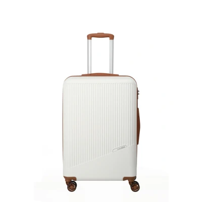 Abbildung von Travelite BALI Trolley 67 CM Trolley, Größe: One Size, Weiss cognac