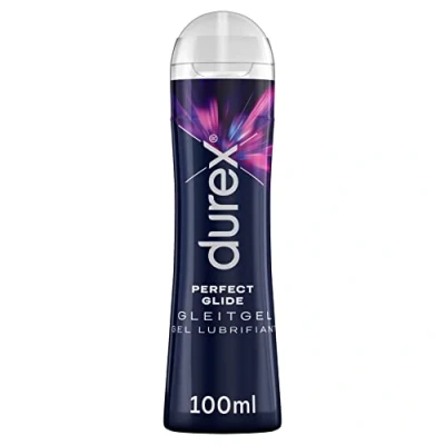 Abbildung von Durex Perfect Glide Gleitgel Silikonbasiertes Gleitmittel für besonders lange Gleitfähigkeit, geeignet Analverkehr 100 ml