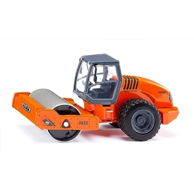 Abbildung von siku 3530, Walzenzug, 1:50, Metall/Kunststoff, Orange, Drehbare Walze