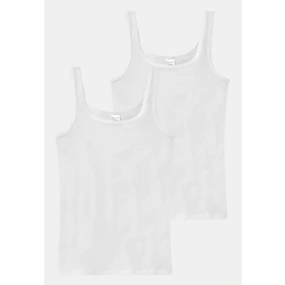 Abbildung von Schiesser Organic Cotton Teens 2 PACK Unterhemd/shirt für Kinder, Größe: 140, White