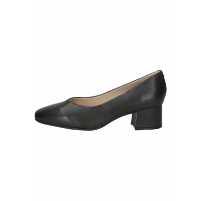 Abbildung von CAPRICE Damen Pumps aus Leder Kleiner Absatz, Blau (Ocean Nappa), 36 EU