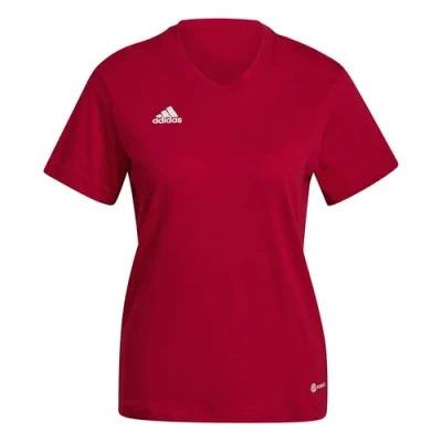 Abbildung von adidas Performance Entrada Tshirt basic, Damen, Größe: XL, Team power red