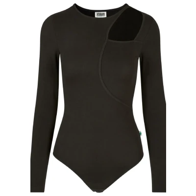 Abbildung von Urban Classics Longsleeve Langarmshirt, Damen, Größe: Small, Black