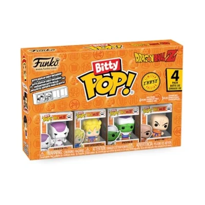 Abbildung von Funko Bitty Pop! DBZ Kid Buu 4PK Buu, Vegito, Majin Vegeta und eine Überraschungs Mini Figur 0.9 Inch (2.2 cm) Dragon Ball Z Sammlerstück Stapelbares Display Regal Inklusive