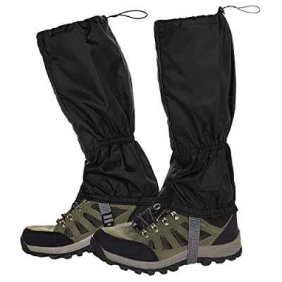 Abbildung von NATUCE Outdoor Gamaschen,wasserdichte Einstellbare Gamaschen Atmungsaktive Beinschutz Gaiter für Hosen zum Wandern, Klettern,Trekking, Schneewandern