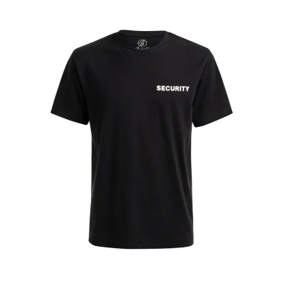 Abbildung von Brandit Security Tshirt print, Herren, Größe: XL, Black