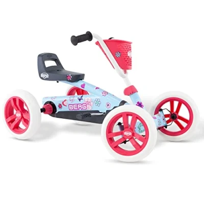Abbildung von Berg Buzzy Bloom Pedal Gokart, Kinderfahrzeug, Tretauto, Kinderspielzeug, Hohe Sicherheid und Stabilität, Kettcar ab 2 Jahre