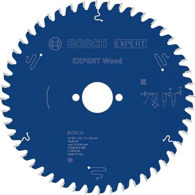 Abbildung von Bosch Professional Kreissägeblatt Expert for Wood (Holz, 190 x 30 2 mm, 48 Zähne, Zubehör Kreissäge)