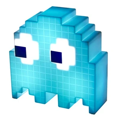 Abbildung von Pacman Lampe Ghost Light Farbwechsel Leuchte Verschiedene Leuchtmodi, zB. Musikmodus Höhe ca. 26 cm inkl. USB Kabel