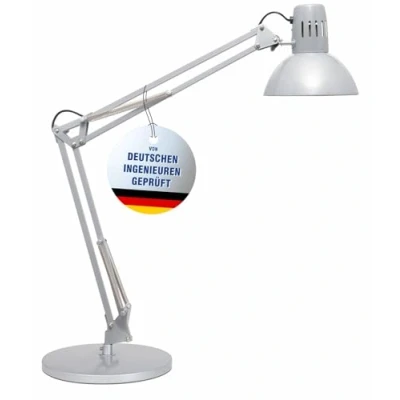 Abbildung von Schreibtischleuchte MAULstudy, silber, Standfuß