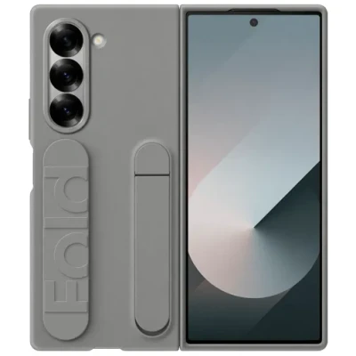 Abbildung von Samsung Silikon Back Cover Grau Galaxy Z Fold 6