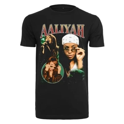 Abbildung von Mister Tee Aaliyah Tshirt print, Herren, Größe: XS, Black