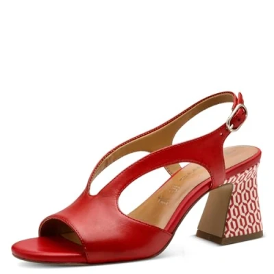 Abbildung von Tamaris Riemensandalette, Damen, Größe: 39, Red Schuhe