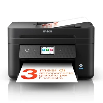 Abbildung von Epson WorkForce WF 2960DWF A4 Multifunktions Tintenstrahldrucker mit kabellosem Betrieb und 3 Monaten kostenloser Tinte ReadyPrint Abonnement im Rahmen von Advantage+*