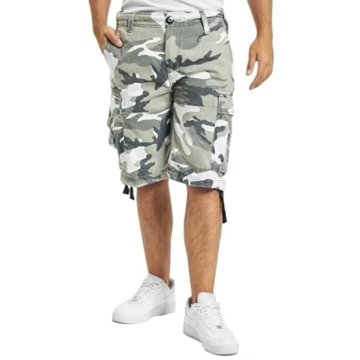Abbildung von Brandit Vintage Shorts, Herren, Größe: Small, Snowcamo