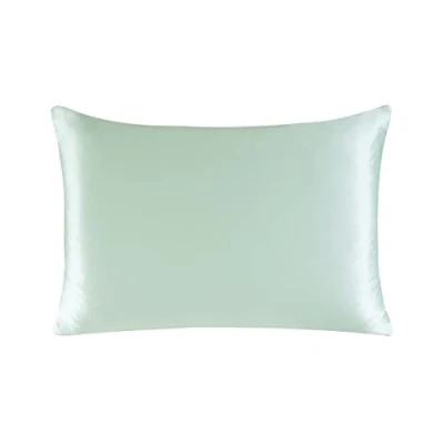 Abbildung von Townssilk 19 Momme 100% Seide Kissenbezug 1 Stück 50x70cm LightGreen